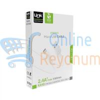 LinkTech K448 Strong Eco Friendly Micro USB 2.4 A Şarj Kablosu