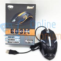 OUIDENY 600m Kablolu Rgb Optik Oyuncu Mouse Siyah
