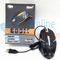 OUIDENY 600m Kablolu Rgb Optik Oyuncu Mouse Siyah